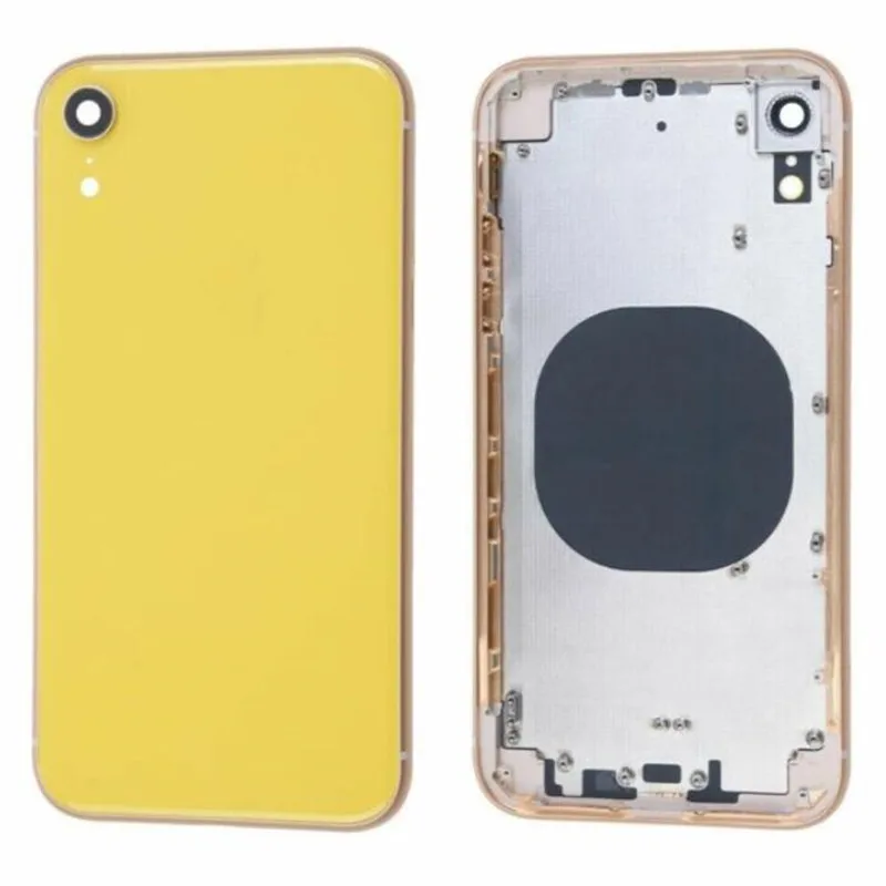 Корпус аккумуляторного отсека YWEWBJH для iPhone XR задняя крышка + средняя рама шасси