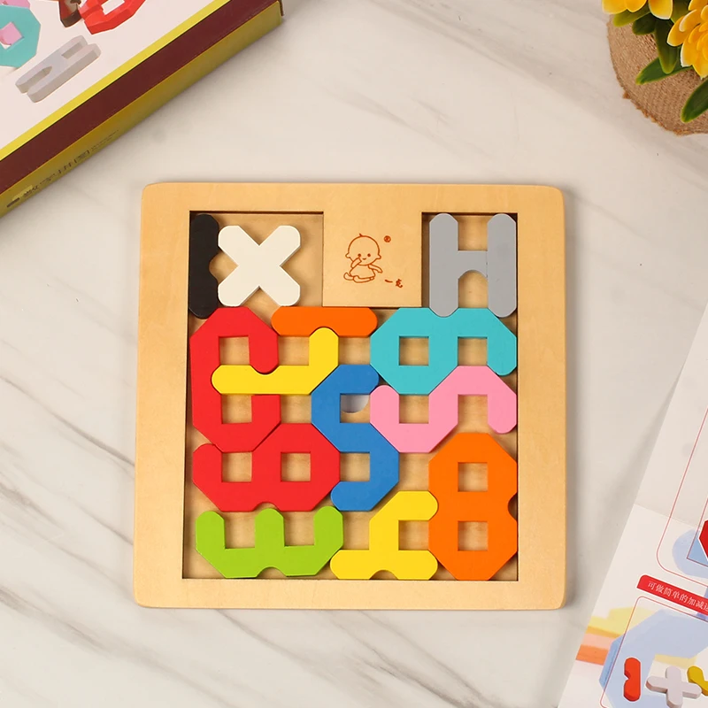 Деревянные игрушки для малышей Детские геометрические развивающие Монтессори