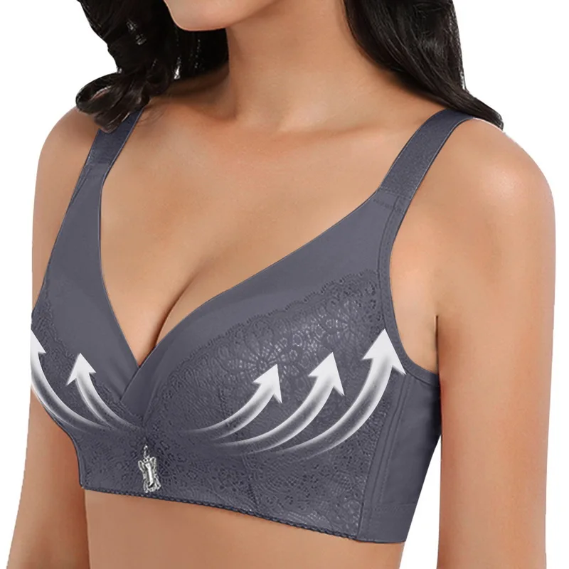 Кружевной бюстгальтер с эффектом пуш ап привлекательные женские бюстгальтеры