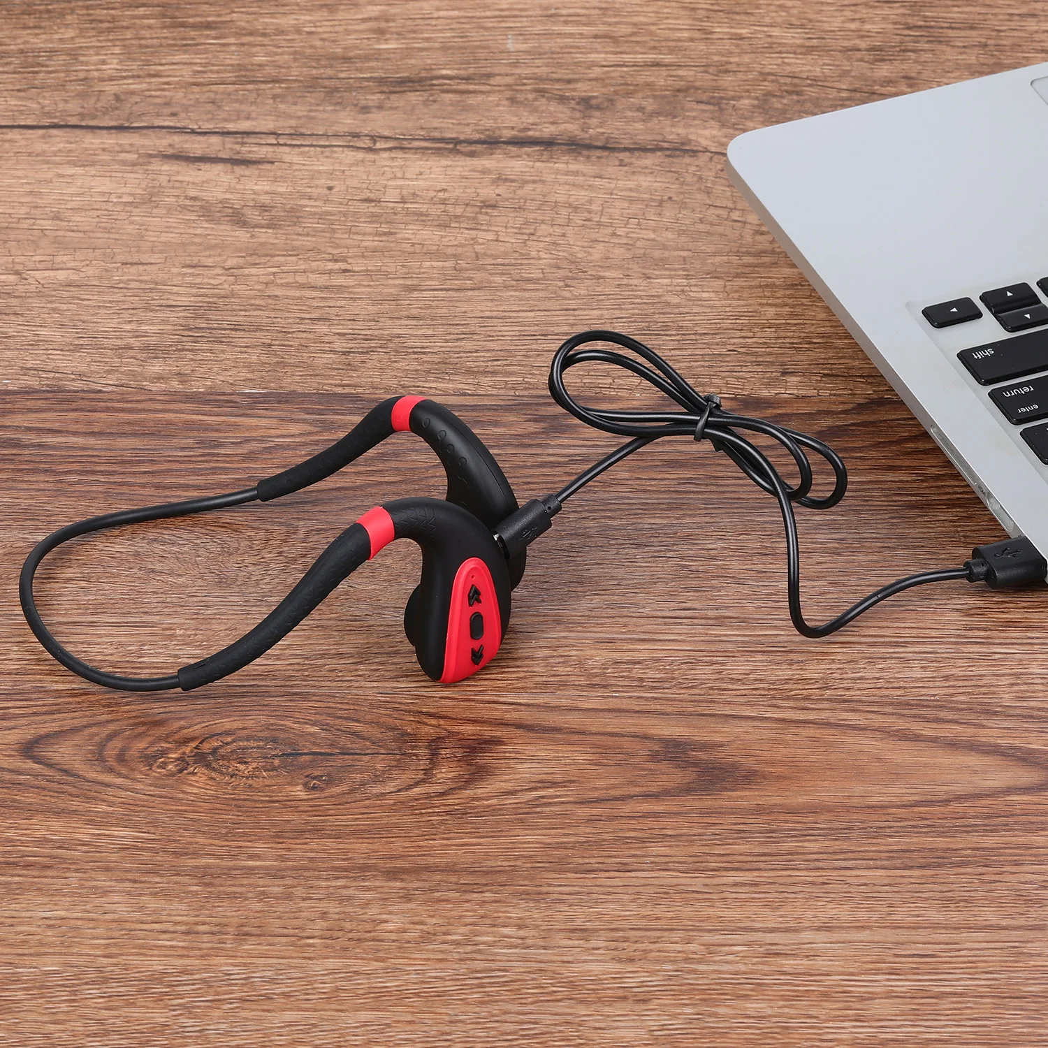 IPX8 водонепроницаемые наушники 2 в 1 8G MP3-плеер и Bluetooth беспроводная гарнитура с