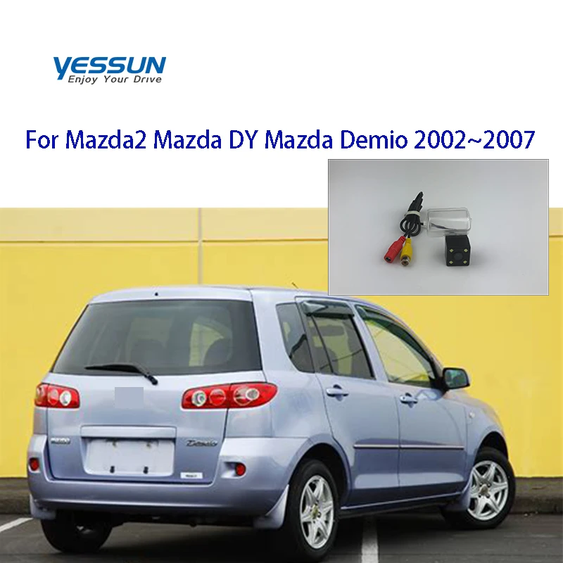 Yessun HD CCD Ночное Видение автомобиль заднего вида реверсивная фотосессия для Mazda 2 DY