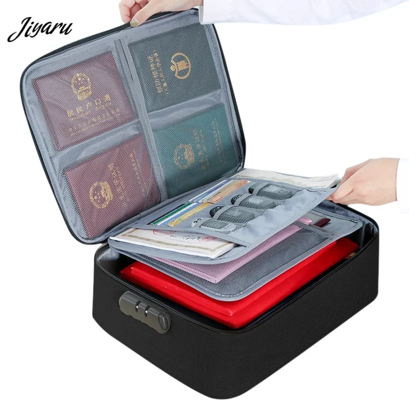New Document Bags Large Capacity Files Organizer Travel Bags Cosmetic Box Waterproof Digital Bags Document Organizer