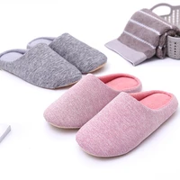 autumn winter womens home slippers cozy indoor soft bottom floor shoes couple non slip slides adult femme silent flat slippers