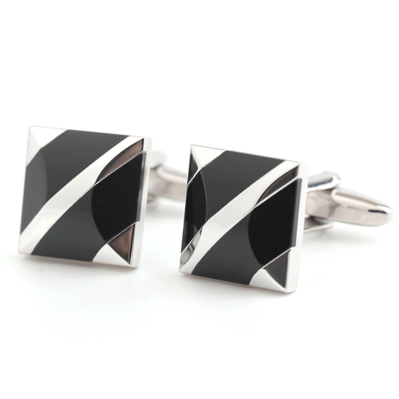 Запонки мужские классические простые запонки в деловом стиле рубашка с длинным