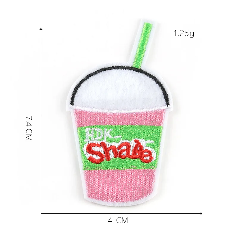 1-PCS-G-185 Cola Напиток патчи для одежды DIY полосы железа на молоке аппликации термо одежда наклейки Кокосовая вышивка значки@ G - Цвет: 1-PCS-G-185