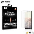Mocolo UV жидкое олеофобное покрытие 3D 9 H Изогнутый край полное покрытие защитное стекло защитная пленка для на Google Pixel 6 про Pro 5G 2021г Pixel6 6Pro 6про Pixel6Pro 812 128256512 ГБ Global аксессуары