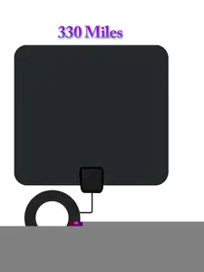 Усиленная ТВ-антенна 330 миль, HD цифровая ТВ комнатная антенна 4K 1080P с усилителем сигнала для HD TV, Бесплатные Каналы просмотра