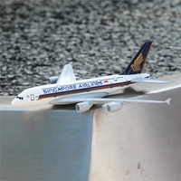 singapore airlines airbus a380 aircraft alloy diecast model 15cm aviation collectible miniature souvenir ornament