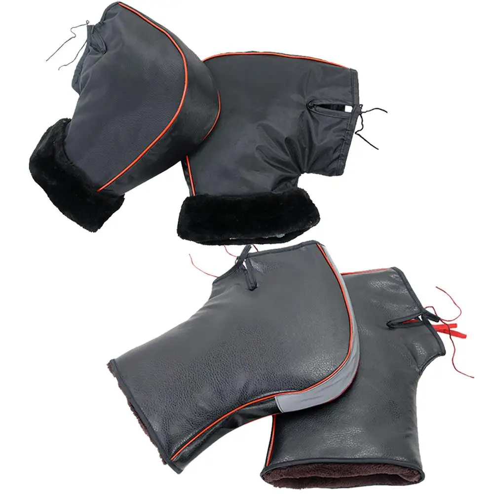 

Motorcycle Handlebar Gloves Windproof Mittens Hand Warmer Waterproof Warm Motorbike Handle Bar Hand Cover Muffs