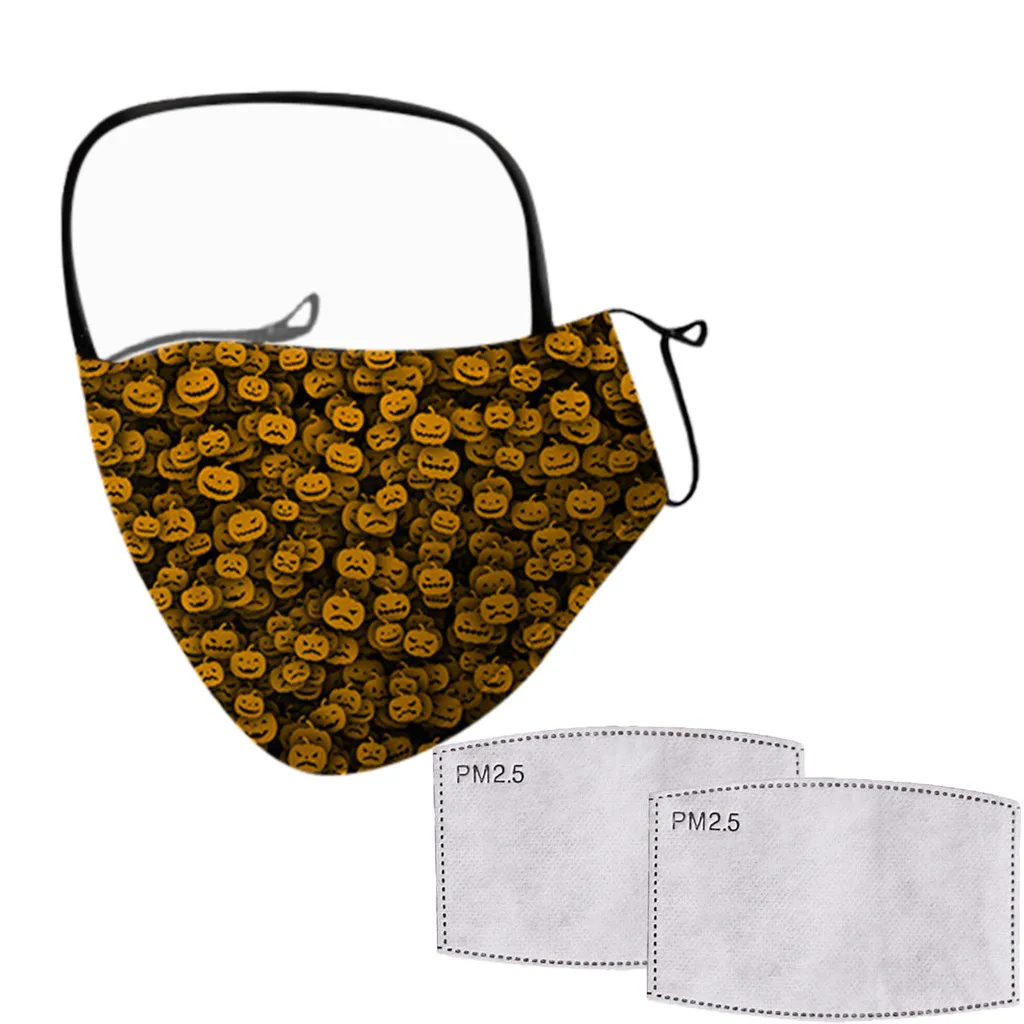 Маска на Хэллоуин для взрослых женщин Пылезащитная наружная маска лица защита