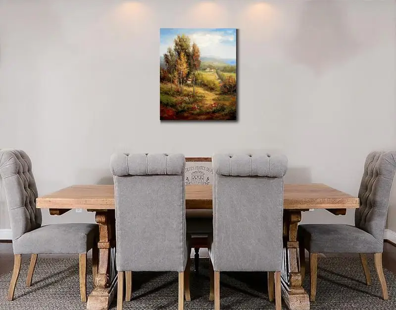 Настенная художественная картина маслом Валье Салерно ручная работа