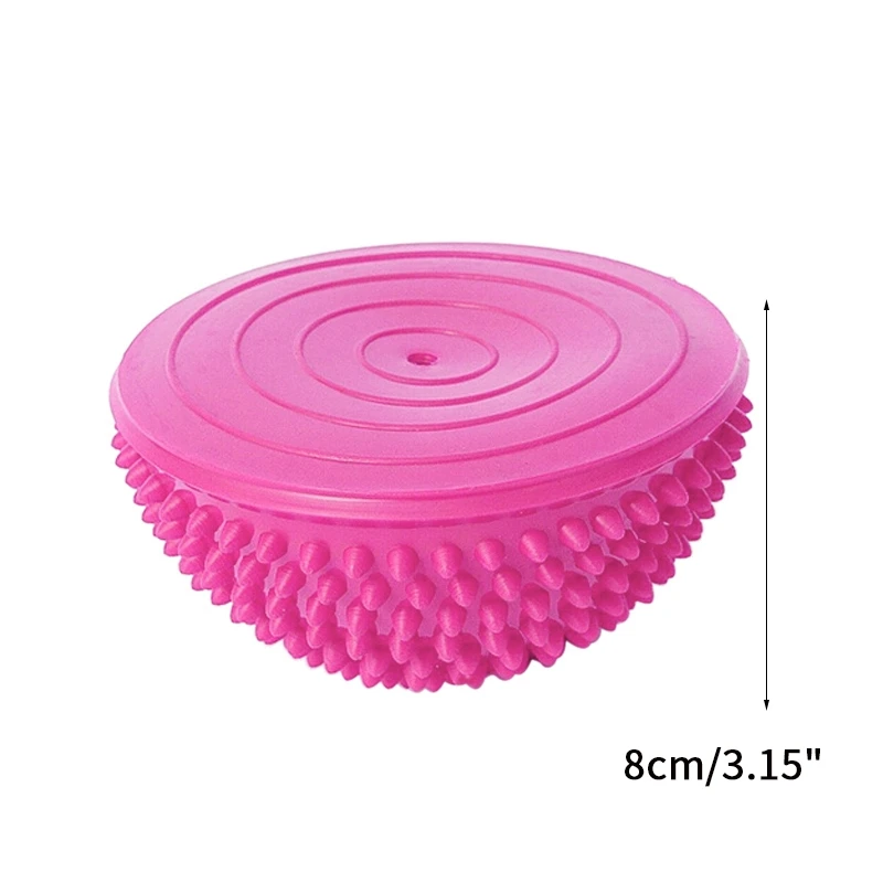 Новый мяч для йоги спорта фитнеса массажный полукруглый упражнений йогинга