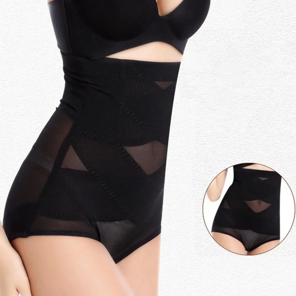 

Women High-waist Postpartum Belly Pants Cross Compression Body Shaping Briefs
