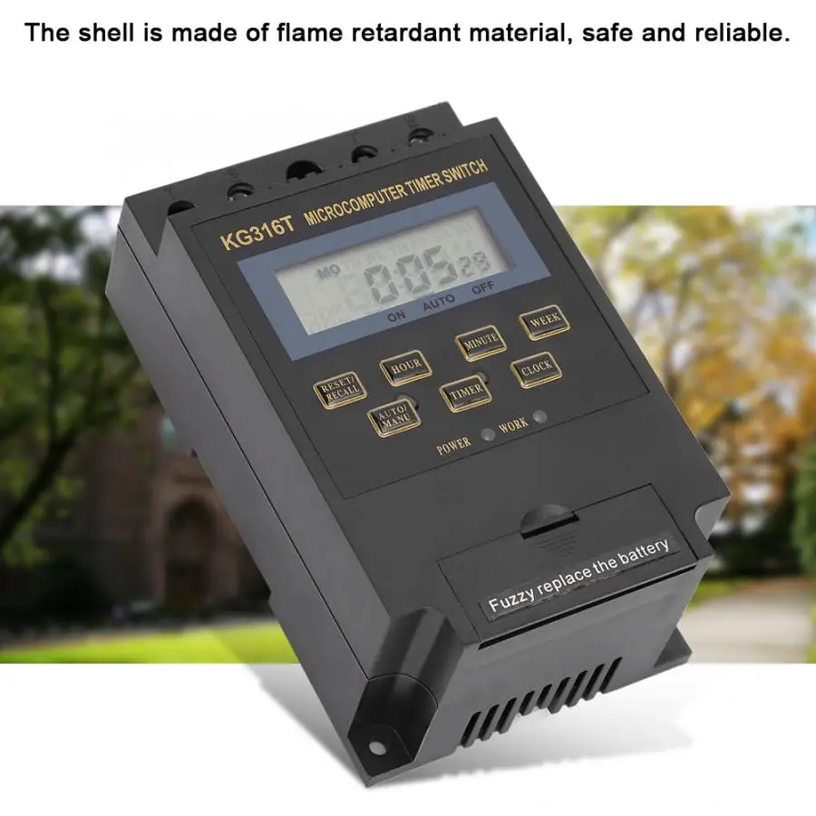 220V Weekly Timer Switch Microcomputer On Off Control Programmable Time Relay | Безопасность и защита