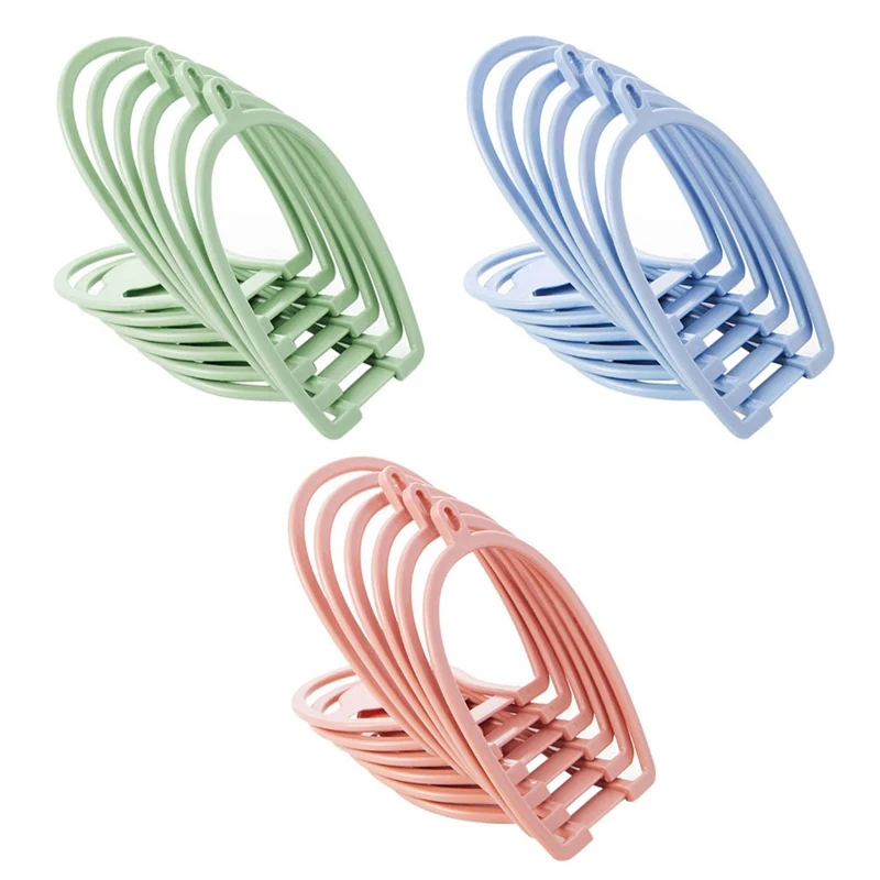 

Plastic Door Wall 6-Hooks For Hat Tie Household Multifunction Storage Door Hook Three Colors Removable Hook
