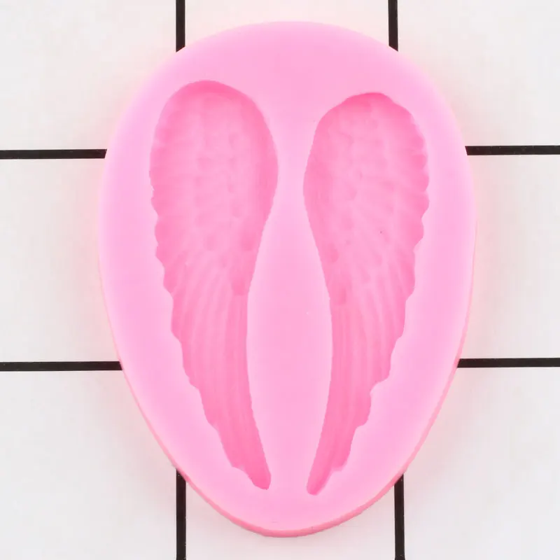 Сделай сам с крыльями ангела силиконовые формы свадебные Топпинг для кексов