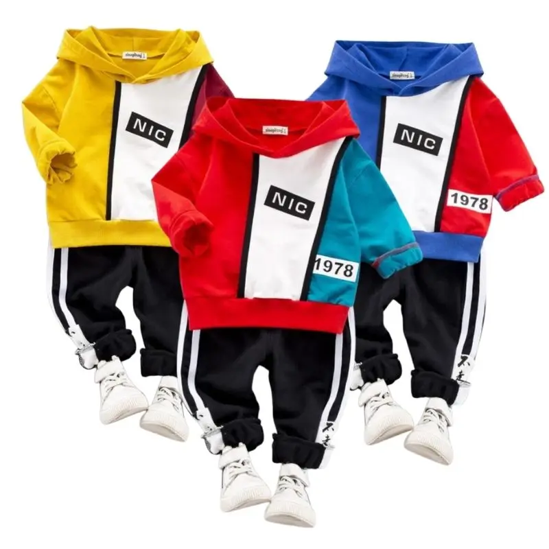 Модный детский спортивный костюм для мальчиков уличная одежда От 0 до 5 лет