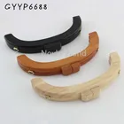 2-10 шт., рамка с застежкой поцелуй из натуральноговерблюжьегочерного дерева 20 см, 8 дюймов для швейных сумок, Carring, клатч, кошелек с ручкой