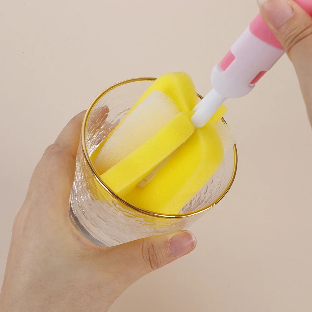 Набор щеток для детских бутылочек 7 шт. насадка на соски вращающаяся 360 градусов