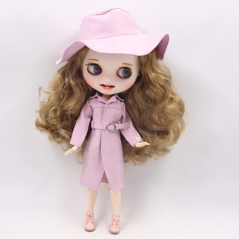Ледяной DBS Blyth кукольные 1/6 bjd из белой кожи шарнирное тело матовая лицевая сторона
