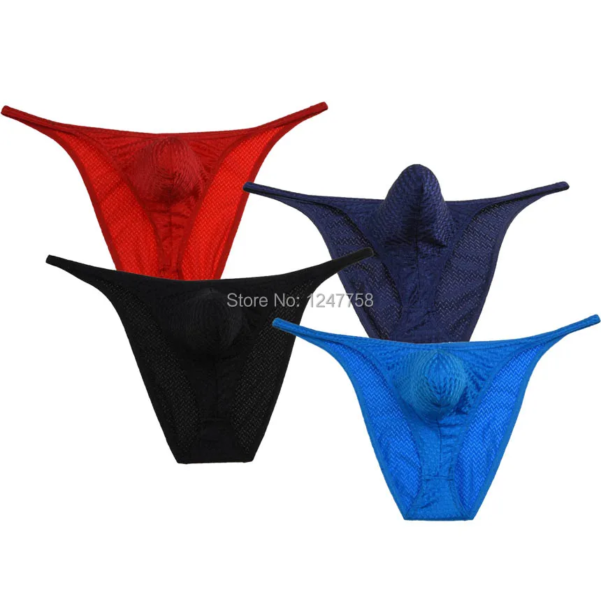 Мужские дышащие трусы в рубчик сексуальное нижнее белье мужские шорты с