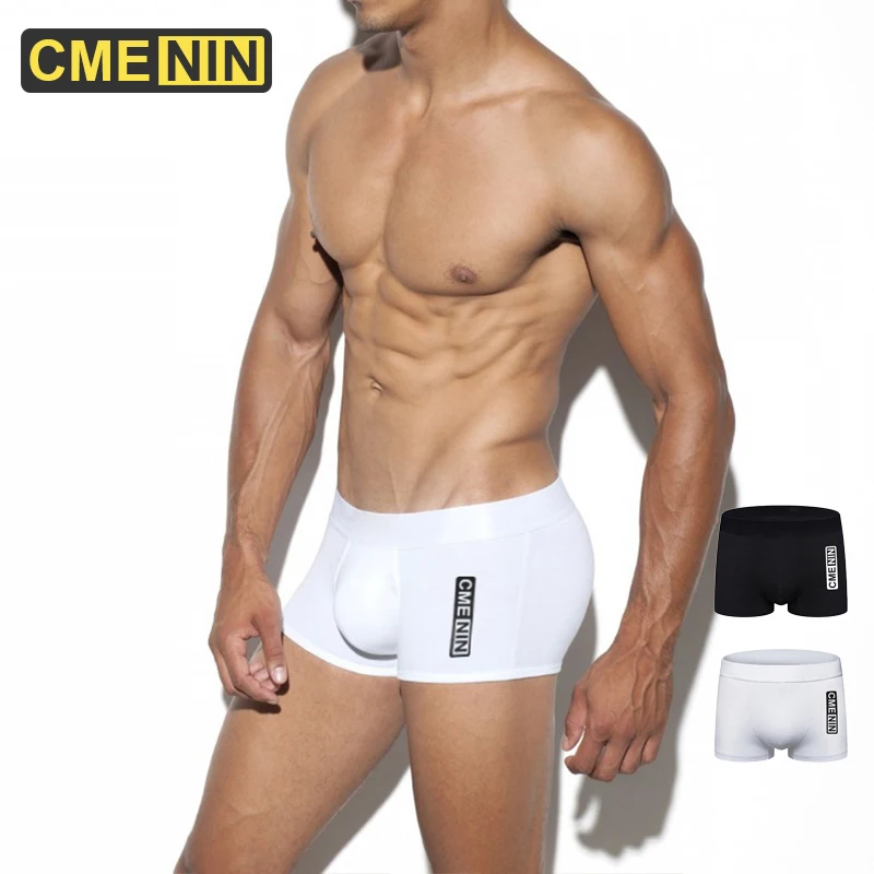 

CMENIN Sexy Men Boxer Underwear Cotton Print Breathable Boxershorts Trunks Soft Underpants Cueca Male Panties Lingerie CM005