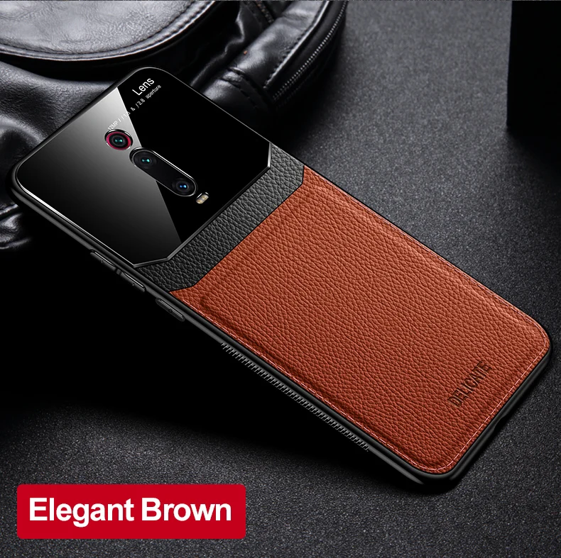 Чехол для Xiaomi Redmi Note 7 Pro K20 Pro mi 9T Pro, кожаный роскошный мягкий чехол для задней панели