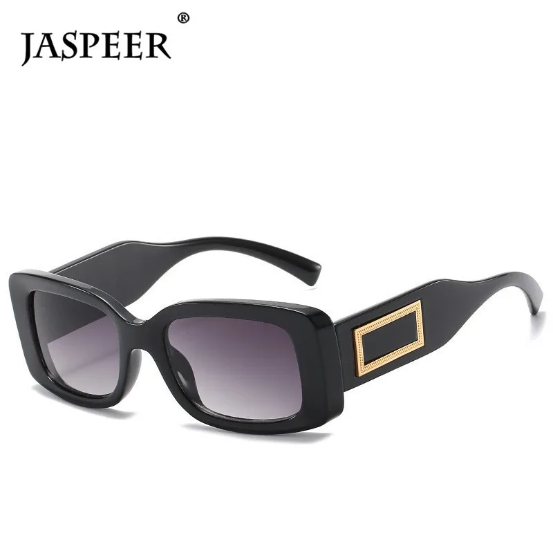 JASPEER 2020 прямоугольные солнцезащитные очки мужские панк Солнцезащитные женские