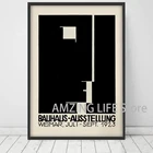 Художественный постер Bauhaus, выставочная печать Bauhaus, Постер Герберта Байера, печать Bauhaus, настенное искусство Уолтер грепиус, Bauhaus
