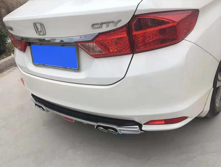 Для Honda City задний бампер диффузор протектор для города 2015 2016 2017 2018 комплект тела