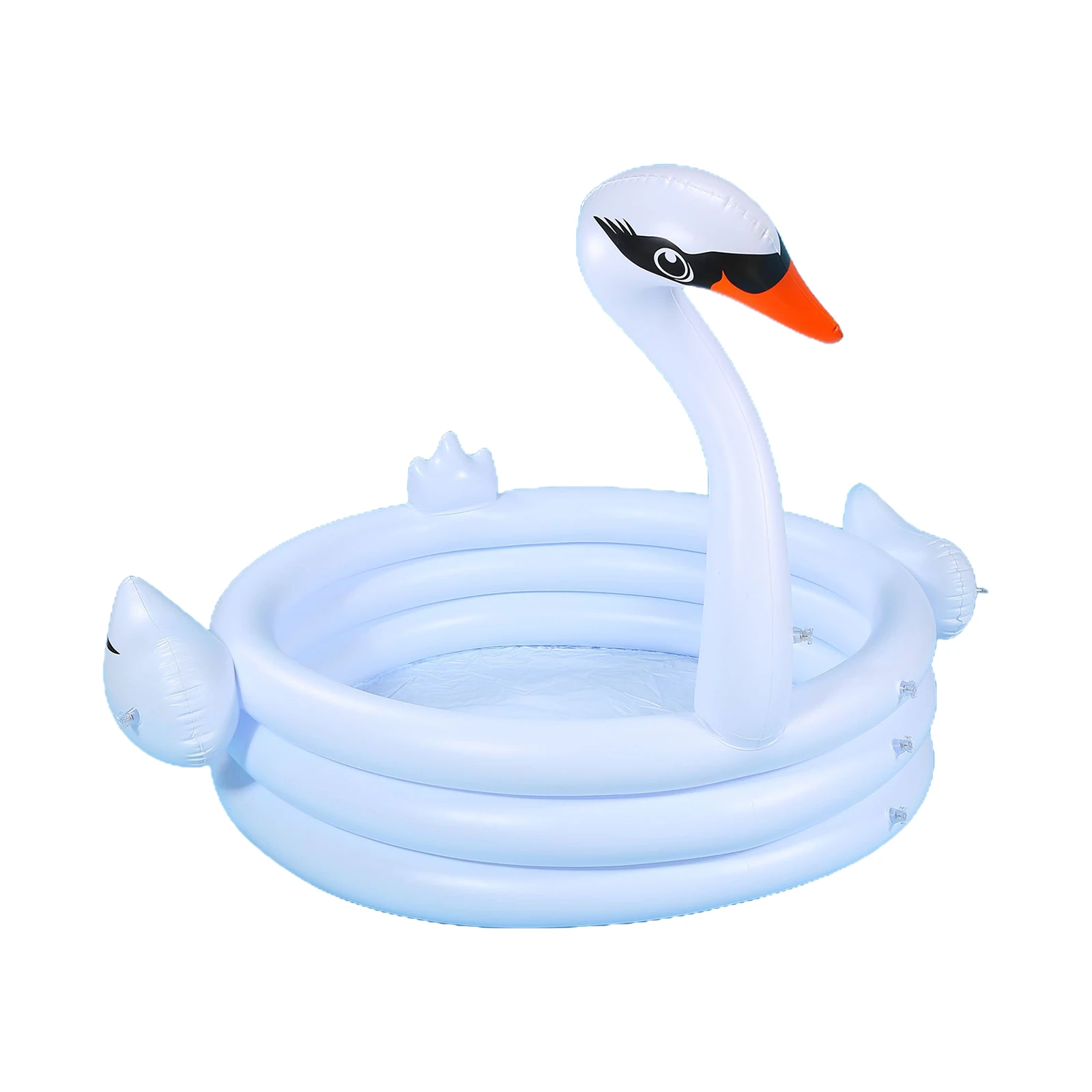 

Creative Inflatable Swan Floats Swim Trainer Sport Ride On Swim Ring Toys