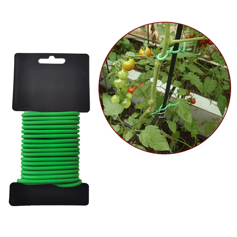 

Gardening Essential Plants Soft Wire Garden Flexible Tie Soft Plant Tie TPR Twist Tie Supports Plant Vine Planting Bracket