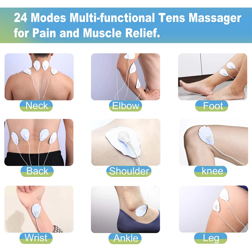 Массажер для тела 28 режимов перезаряжаемый сенсорный экран подсветка массаж