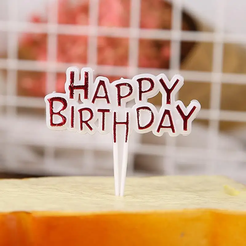 

25 шт., пластиковые украшения для десертов