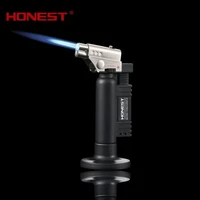 spray gun welding torch open flame straight into double fire switch lighter barbecue fire tool briquets et accessoires fumeurs