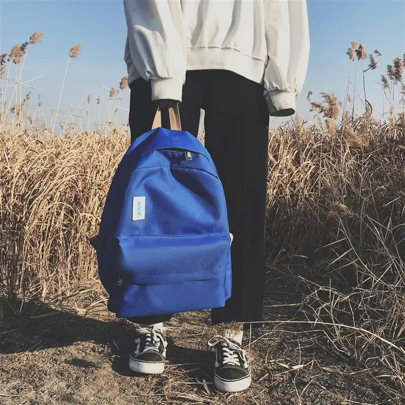 Корейский модный Повседневный трендовый рюкзак для пары мужчин и женщин