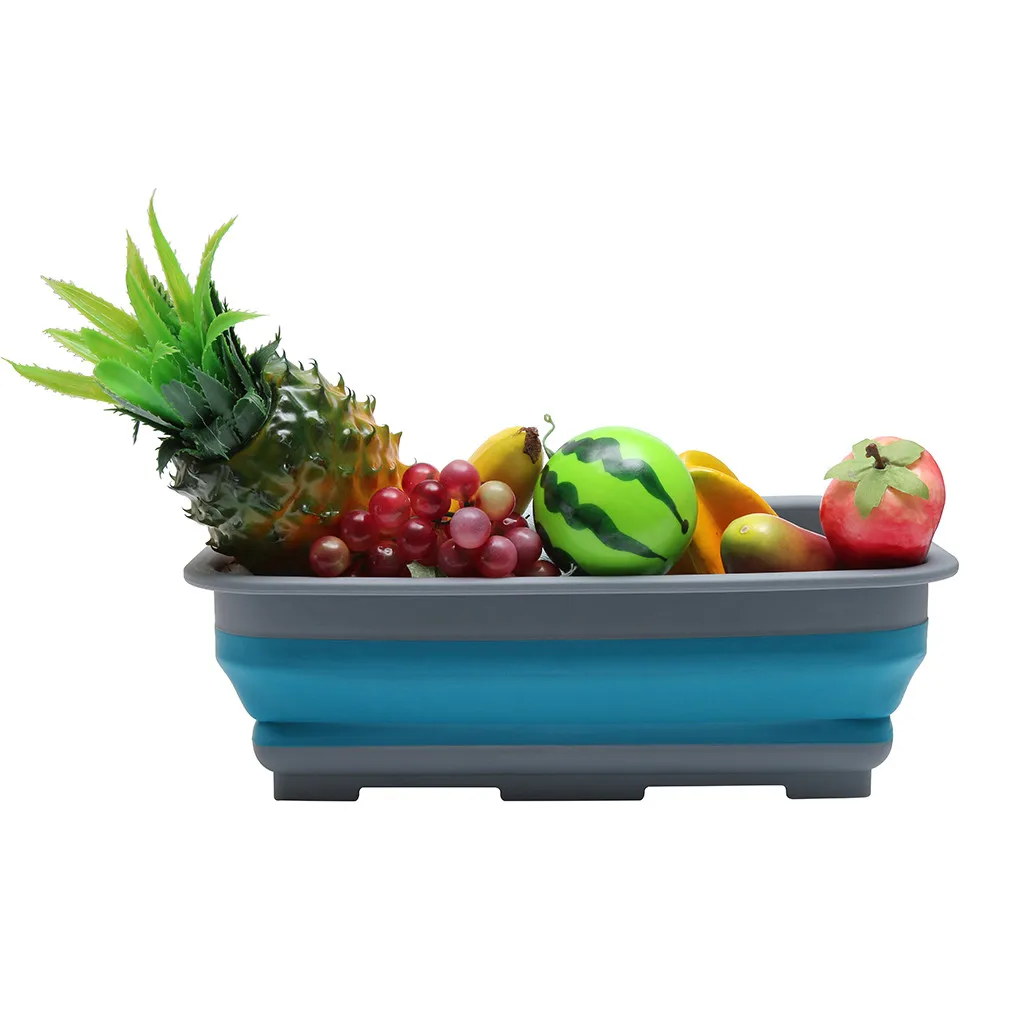 Простое складное ведро портативное моющее средство для кемпинга рыбалки