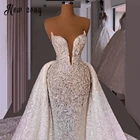 Платье-Русалка свадебное, со шлейфом, со шлейфом