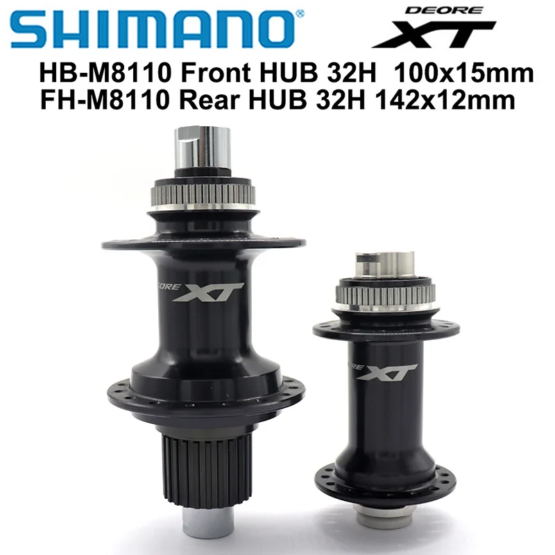 SHIMANO DEORE XT M8110 12 Скорость 32H Центральный замок 148x12 мм Boost 142x12 100x15 110x15 микро шлицевой
