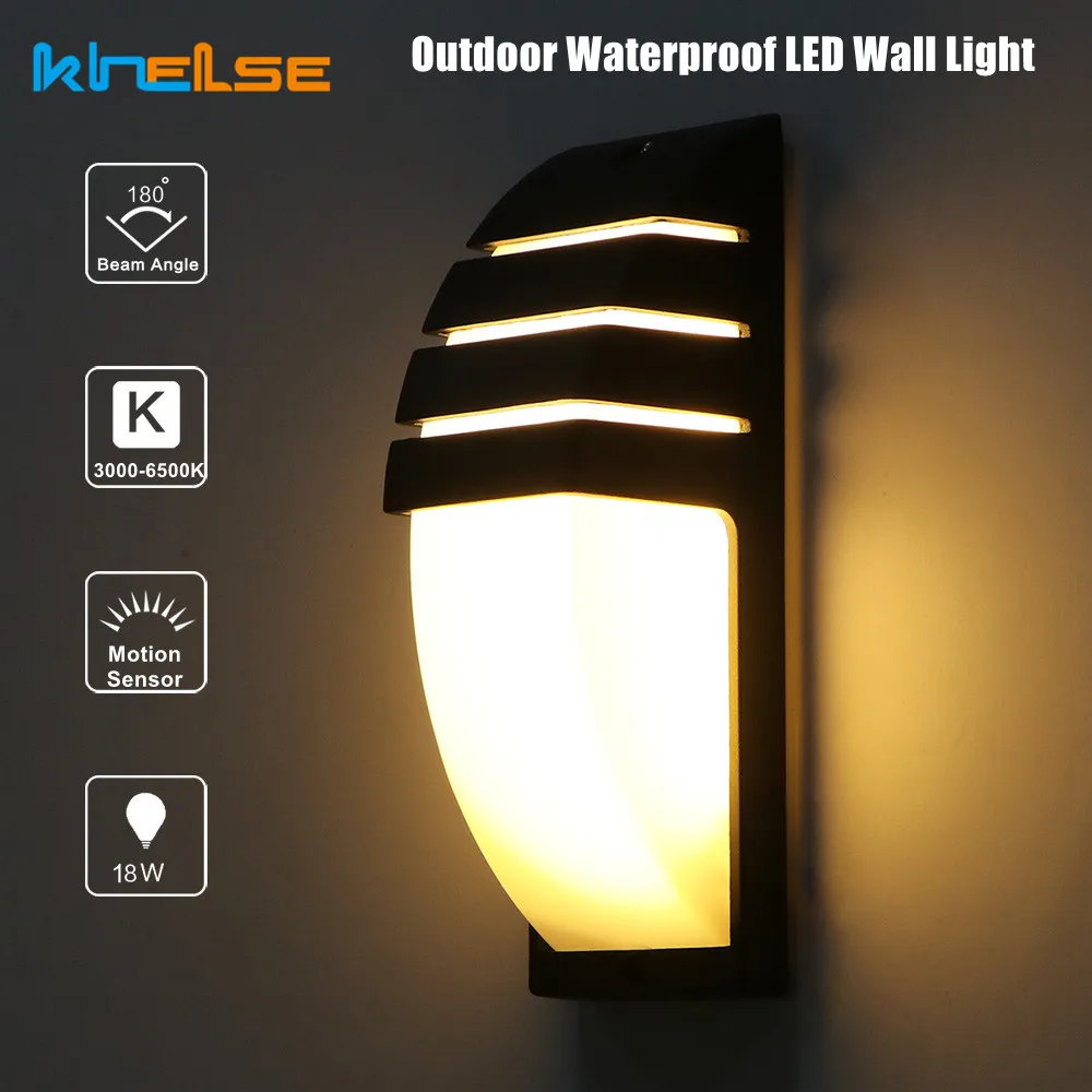 Светодиодный настенный светильник 18 Вт водонепроницаемый для крыльца