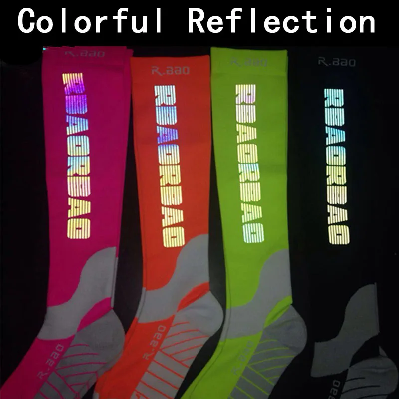 R BAO унисекс спортивные носки походные тянущиеся женские уличные чулки высокие