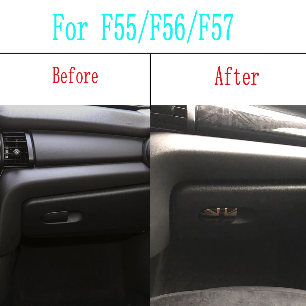 Автомобильный перчаточный ящик Union Jack ручка Декоративный для хранения наклейка