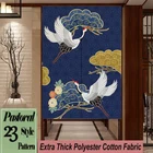 Китайская традиционная чернильная кухонная дверная занавеска Noren Koi Crane удачи по фэн-шуй перегородка s декор для входной двери в спальню