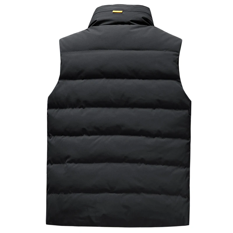 

Men's vest winter thick sleeveless waistcoat plus size vest warm down cotton jacket men's casual