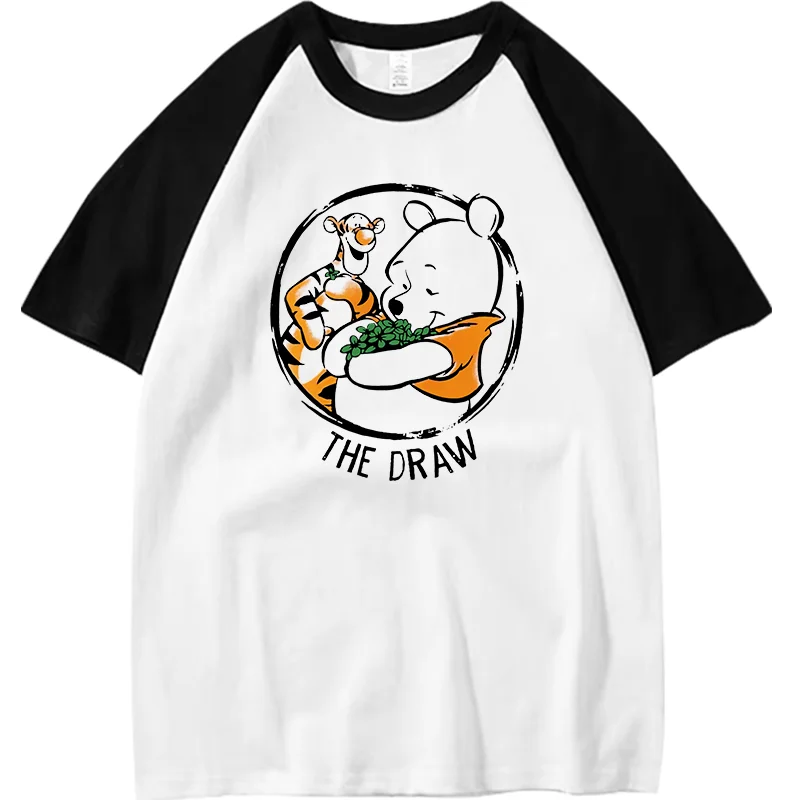

Cotton T-shirt Women's Versatile Raglan Sleeve Loose Top Student Large Loose Print Versatile T-shirt Women's Short Sleeve Summer