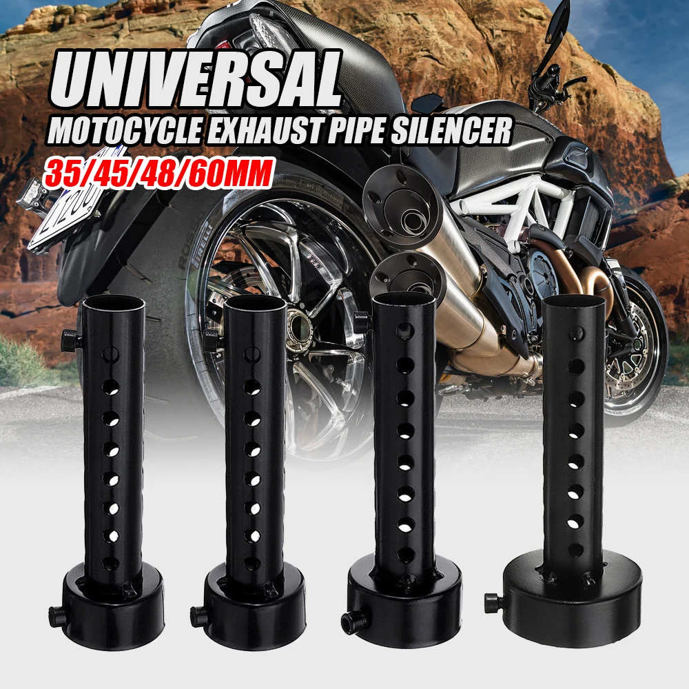 Горячая новинка 45 мм Универсальный мотоцикл выхлопной может дБ убийца глушитель