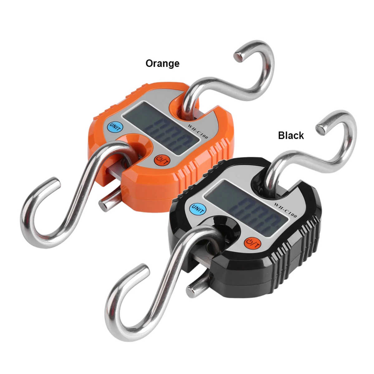 WeiHeng Mini Crane Scale Portable LCD Digital Electronic Hook Hanging Scales Loop Weighing Balance |