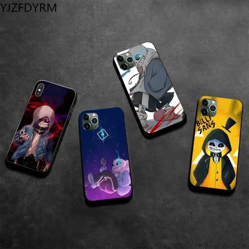 

YJZFDYRM undertale papyrus sans doggo Phone Case for iphone 12 pro max 11 pro XS MAX 8 7 6 6S Plus X 5S SE 2020 XR case