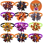 10 шт поводок для собак аксессуары галстук-бабочка для собаки Хэллоуин зоотоваров Pet удобная собака Галстуки собака Кот праздничного украшения Аксессуары