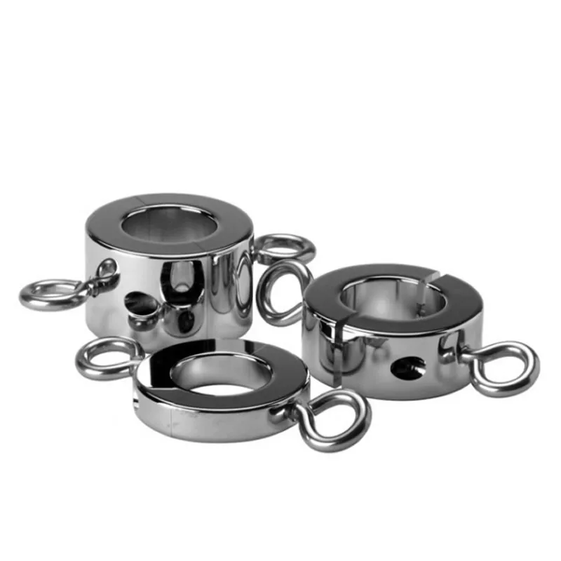 2020 Новый нержавеющий металлический замок Мошонка кулон мяч носилки яйцо вес